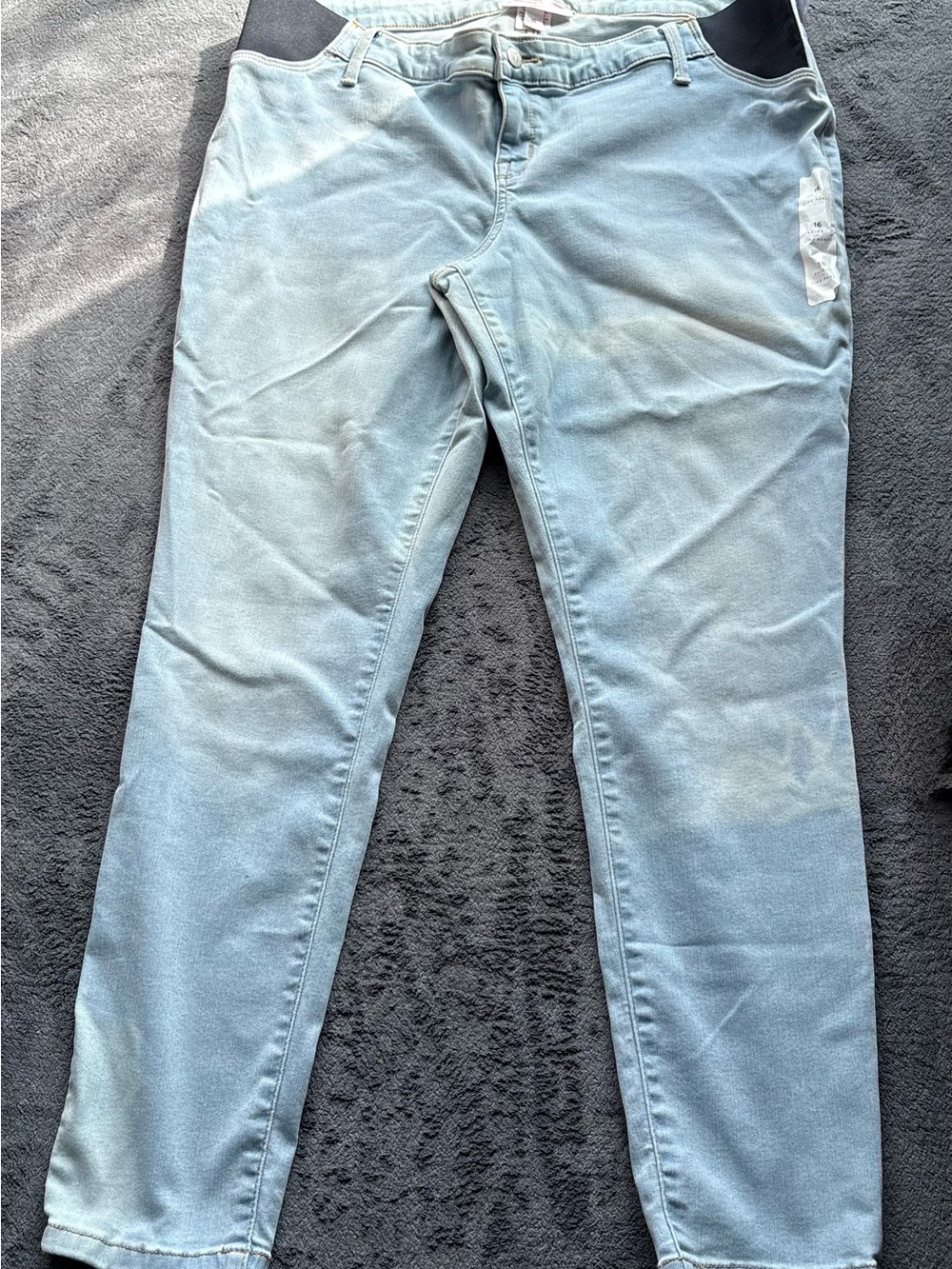 Light Blue Women’s Maternity Denim Jeans